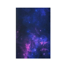 Обложка для паспорта матовая кожа с принтом Неоновый космос в Новосибирске, натуральная матовая кожа | размер 19,3 х 13,7 см; прозрачные пластиковые крепления | Тематика изображения на принте: galaxy | nebula | space | star | абстракция | вселенная | галактика | звезда | звезды | космический | планеты