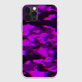 Чехол для iPhone 12 Pro Max с принтом Розовый камуфляж в Новосибирске, Силикон |  | камуфляж | пиксели | текстуры