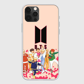 Чехол для iPhone 12 Pro Max с принтом BTS в Новосибирске, Силикон |  | 2019 | 2020 | bangtanboys | bt 21 | bts | bts army | bts stickers | j hope | jimin | jin | jungkook | k pop | rap monster | rapmon | suga | актер | бойбенд | бтс | корея | певец | стикеры bts