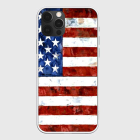 Чехол для iPhone 12 Pro Max с принтом США ФЛАГ в Новосибирске, Силикон |  | Тематика изображения на принте: usa | абстракция | америка | американский | герб | звезды | краска | символика сша | страны | сша | флаг | штаты