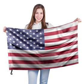 Флаг 3D с принтом USA в Новосибирске, 100% полиэстер | плотность ткани — 95 г/м2, размер — 67 х 109 см. Принт наносится с одной стороны | usa | абстракция | америка | американский | герб | звезды | краска | символика сша | страны | сша | флаг | штаты