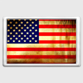 Магнит 45*70 с принтом USA в Новосибирске, Пластик | Размер: 78*52 мм; Размер печати: 70*45 | usa | абстракция | америка | американский | герб | звезды | краска | символика сша | страны | сша | флаг | штаты