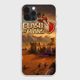 Чехол для iPhone 12 Pro Max с принтом Clash of Clans в Новосибирске, Силикон |  | Тематика изображения на принте: base | clan wars | coc | hall | hog rider | royale | town | trap | база | гоблин | золото | клеш оф кленс | кок | крепость | кристаллы | трофей | эликсир