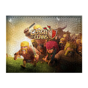 Обложка для студенческого билета с принтом Clash of Clans в Новосибирске, натуральная кожа | Размер: 11*8 см; Печать на всей внешней стороне | base | clan wars | coc | hall | hog rider | royale | town | trap | база | гоблин | золото | клеш оф кленс | кок | крепость | кристаллы | трофей | эликсир