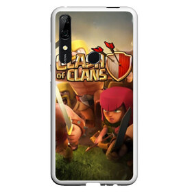 Чехол для Honor P Smart Z с принтом Clash of Clans в Новосибирске, Силикон | Область печати: задняя сторона чехла, без боковых панелей | base | clan wars | coc | hall | hog rider | royale | town | trap | база | гоблин | золото | клеш оф кленс | кок | крепость | кристаллы | трофей | эликсир