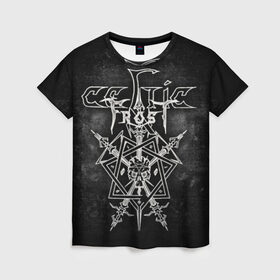 Женская футболка 3D с принтом Celtic Frost в Новосибирске, 100% полиэфир ( синтетическое хлопкоподобное полотно) | прямой крой, круглый вырез горловины, длина до линии бедер | black metal | celtic frost | death metal | блэк метал | глэм метал | готик метал | группы | дарк метал | дум метал | дэт метал | метал | музыка | рок | трэш метал