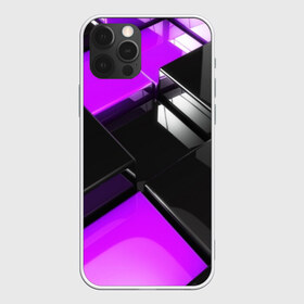 Чехол для iPhone 12 Pro Max с принтом Неоновые кубы в Новосибирске, Силикон |  | abstraction | carbon | geometry | optic | optical | pattern | visual | абстракция | геометрия | движение | линии | оптический узор | психоделика | текстуры | узор