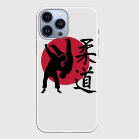 Чехол для iPhone 13 Pro Max с принтом Дзюдо в Новосибирске,  |  | eastern | emblem | hieroglyph | japanese | judo | martial arts | red | sign | silhouette | sport | stencil | sun | symbol | wrestlers | wrestling | борцы | борьба | восточная | дзюдо | единоборства | знак | иероглиф | красное | силуэт | символ | солнце | 