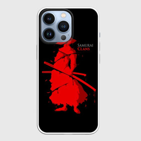 Чехол для iPhone 13 Pro с принтом Самурай в Новосибирске,  |  | abstraction | art | blood | clan | drops | feudal lord | fighter | japan | man | prince | samurai | swords | warrior | абстракция | боец | воин | искусство | капли | клан | князь | кровь | мечи | мужчина | самурай | феодал | япония