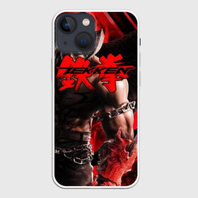 Чехол для iPhone 13 mini с принтом Tekken в Новосибирске,  |  | arcade | battle | combo | damage | evolution | game | jin | knee | ranked | the mixup lyon | tournament | twt | uppercut | vs | железный | кулак | манга | файтинг