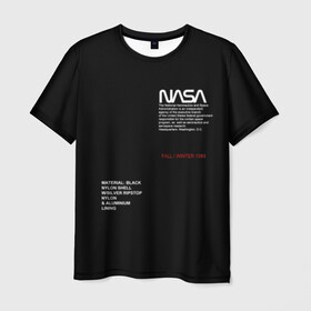 Мужская футболка 3D с принтом NASA | НАСА в Новосибирске, 100% полиэфир | прямой крой, круглый вырез горловины, длина до линии бедер | galaxy | nasa | space | space company | star | астрономия | галактика | звезды | космическая компания | космос | наса