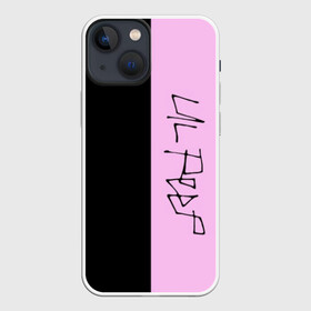 Чехол для iPhone 13 mini с принтом LIL PEEP в Новосибирске,  |  | lil peep | lil prince | logo | music | pink | rap | зарубежная музыка | зарубежные | лил пип | лого | маленький принц | музыка | реп