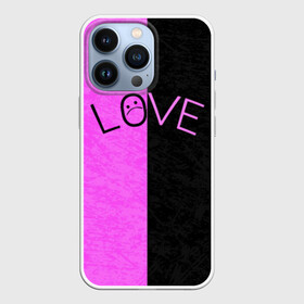 Чехол для iPhone 13 Pro с принтом LIL PEEP в Новосибирске,  |  | lil peep | lil prince | logo | music | pink | rap | зарубежная музыка | зарубежные | лил пип | лого | маленький принц | музыка | реп | розовый