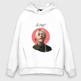 Мужское худи Oversize хлопок с принтом LiL PEEP в Новосибирске, френч-терри — 70% хлопок, 30% полиэстер. Мягкий теплый начес внутри —100% хлопок | боковые карманы, эластичные манжеты и нижняя кромка, капюшон на магнитной кнопке | Тематика изображения на принте: ahr | cloud | crybaby | elijah | gustav | hellboy | lil | peep | rap | usa | ар | густав | клауд | лил | пип | рэп | сша | элайджа