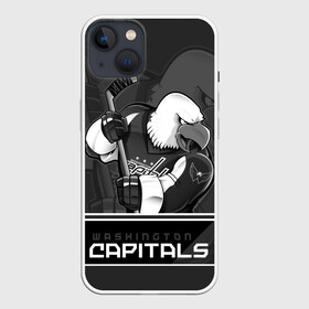 Чехол для iPhone 13 с принтом Washington Capitals в Новосибирске,  |  | capitals | hokkey | nhl | ovechkin | washington | александр | вашингтон | кэпиталз | кэпиталс | овечкин | хоккеист | хоккей