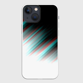 Чехол для iPhone 13 mini с принтом GLITCH STRIPES в Новосибирске,  |  | abstract | colors | glitch | lines | paints | pattern | stripes | texture | абстракция | глитч | краски | полосы | узор
