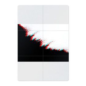 Магнитный плакат 2Х3 с принтом КРАСКА И НИЧЕГО ЛИШНЕГО в Новосибирске, Полимерный материал с магнитным слоем | 6 деталей размером 9*9 см | abstract | colors | glitch | lines | paints | pattern | stripes | texture | абстракция | глитч | краски | полосы | узор