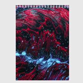 Скетчбук с принтом Всплеск Красного в Новосибирске, 100% бумага
 | 48 листов, плотность листов — 100 г/м2, плотность картонной обложки — 250 г/м2. Листы скреплены сверху удобной пружинной спиралью | abstraction | neon | red devil | storm | trend | water | абстракция | буря | весна | вода | всплеск | зима | краска | краски | красный | лето | мода | неон | неоновые цвета | осень | природа | сила | стиль | тренды | шторм | яркие
