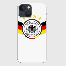 Чехол для iPhone 13 mini с принтом Сборная Германии в Новосибирске,  |  | deutsche | deutschland | die mannschaft | germany | германия | немецкая сборная | сборная | сборная гемании по футболу | сборная германии | форма | футбол
