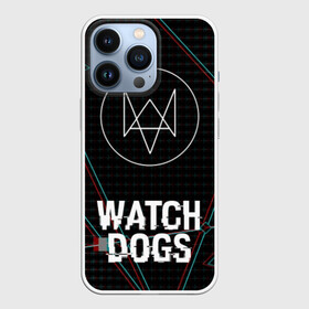 Чехол для iPhone 13 Pro с принтом WATCH DOGS в Новосибирске,  |  | action | ct os | ded sec | fox | gamer | glitch | hacker | player | watch dogs | watch dogs 2 | глитч | знак лиса | игра | компьютерная игра | хакер