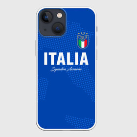 Чехол для iPhone 13 mini с принтом Сборная Италии в Новосибирске,  |  | italia | italy | squadra azzurra | италия | сборная италии | сборная италии по футболу | форма | футбольные сборные | чемпионат европы | чемпионат мира