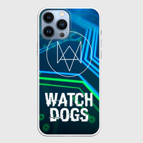 Чехол для iPhone 13 Pro Max с принтом WATCH DOGS в Новосибирске,  |  | action | ct os | ded sec | fox | gamer | glitch | hacker | player | watch dogs | watch dogs 2 | глитч | знак лиса | игра | компьютерная игра | хакер