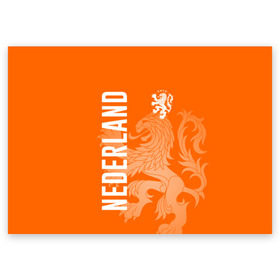 Поздравительная открытка с принтом Сборная Голландии в Новосибирске, 100% бумага | плотность бумаги 280 г/м2, матовая, на обратной стороне линовка и место для марки
 | holland | nederland | netherlands | голландия | нидерланды | сборная голландии | сборная голландии по футболу | сборная нидерландов | форма | футбольные сборные | чемпионат
