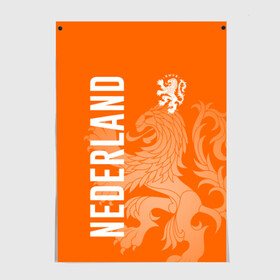 Постер с принтом Сборная Голландии в Новосибирске, 100% бумага
 | бумага, плотность 150 мг. Матовая, но за счет высокого коэффициента гладкости имеет небольшой блеск и дает на свету блики, но в отличии от глянцевой бумаги не покрыта лаком | holland | nederland | netherlands | голландия | нидерланды | сборная голландии | сборная голландии по футболу | сборная нидерландов | форма | футбольные сборные | чемпионат