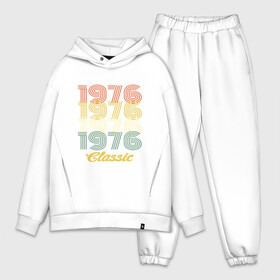 Мужской костюм хлопок OVERSIZE с принтом 1976 Classic в Новосибирске,  |  | 1976 | 80е | 90е | best | birthday | brother | father | future | happy | human | mother | old school | russia | year | бабушка | брат | будущее | год | дата | де | день рождения | дочь | лучший | мать | машина времени | отец | подарок | праздник | прошлое