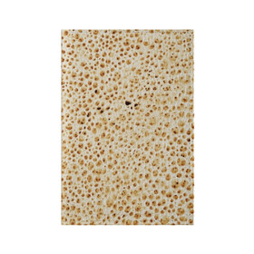 Обложка для паспорта матовая кожа с принтом Блин в Новосибирске, натуральная матовая кожа | размер 19,3 х 13,7 см; прозрачные пластиковые крепления | блин | блины | жареный | лаваш | текстура | фон | хлеб