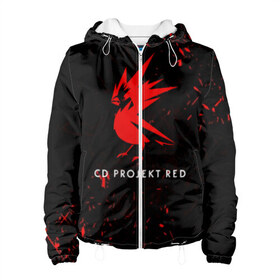 Женская куртка 3D с принтом CD RPOJECT RED в Новосибирске, ткань верха — 100% полиэстер, подклад — флис | прямой крой, подол и капюшон оформлены резинкой с фиксаторами, два кармана без застежек по бокам, один большой потайной карман на груди. Карман на груди застегивается на липучку | 2019 | cd project red | cyberpunk 2077 | future | hack | night city | samurai | sci fi | андроиды | безумие | будущее | киберпанк 2077 | логотип | роботы | самураи | фантастика | цифры