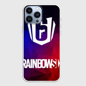 Чехол для iPhone 13 Pro Max с принтом RAINBOW SIX | SIEGE в Новосибирске,  |  | Тематика изображения на принте: 6 | cybersport | esport | logo | pro league | rainbow | rainbow six siege | six | team | киберспорт | лого | радуга осада | эла.ela