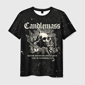 Мужская футболка 3D с принтом Candlemass в Новосибирске, 100% полиэфир | прямой крой, круглый вырез горловины, длина до линии бедер | doom | metal | группы | дум | дум метал | метал | музыка | рок