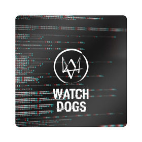 Магнит виниловый Квадрат с принтом WATCH DOGS в Новосибирске, полимерный материал с магнитным слоем | размер 9*9 см, закругленные углы | action | ct os | ded sec | fox | game | gamer | glitch | hacker | player | watch dogs | watch dogs 2 | глитч | знак лиса | игра | компьютерная игра | маркус | хакер