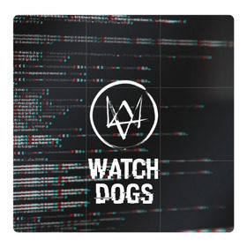 Магнитный плакат 3Х3 с принтом WATCH DOGS в Новосибирске, Полимерный материал с магнитным слоем | 9 деталей размером 9*9 см | action | ct os | ded sec | fox | game | gamer | glitch | hacker | player | watch dogs | watch dogs 2 | глитч | знак лиса | игра | компьютерная игра | маркус | хакер