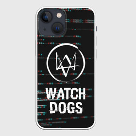 Чехол для iPhone 13 mini с принтом WATCH DOGS в Новосибирске,  |  | action | ct os | ded sec | fox | game | gamer | glitch | hacker | player | watch dogs | watch dogs 2 | глитч | знак лиса | игра | компьютерная игра | маркус | хакер