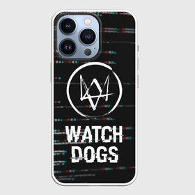 Чехол для iPhone 13 Pro с принтом WATCH DOGS в Новосибирске,  |  | action | ct os | ded sec | fox | game | gamer | glitch | hacker | player | watch dogs | watch dogs 2 | глитч | знак лиса | игра | компьютерная игра | маркус | хакер