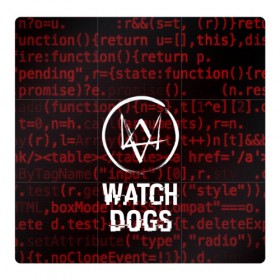 Магнитный плакат 3Х3 с принтом WATCH DOGS в Новосибирске, Полимерный материал с магнитным слоем | 9 деталей размером 9*9 см | action | ct os | ded sec | fox | game | gamer | glitch | hacker | player | watch dogs | watch dogs 2 | глитч | знак лиса | игра | компьютерная игра | маркус | хакер