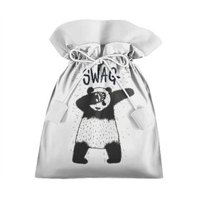 Подарочный 3D мешок с принтом Swag Panda в Новосибирске, 100% полиэстер | Размер: 29*39 см | animal | art | authority | bear | dab | drawing | gesture | graphics | indisputable | panda | swag | wild | авторитет | графика | даб | дикий | жест | животное | искусство | медведь | непререкаемый | панда | рисунок | свэг