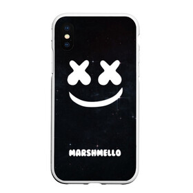Чехол для iPhone XS Max матовый с принтом Marshmello Cosmos в Новосибирске, Силикон | Область печати: задняя сторона чехла, без боковых панелей | Тематика изображения на принте: dj | marshmello | usa | америка | клубная музыка | мармело | маршмелло | маршмеллоу | музыка | музыкант