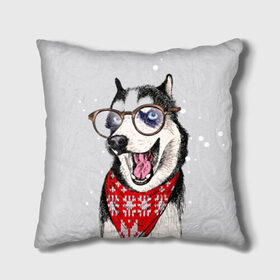 Подушка 3D с принтом Хаски в Новосибирске, наволочка – 100% полиэстер, наполнитель – холлофайбер (легкий наполнитель, не вызывает аллергию). | состоит из подушки и наволочки. Наволочка на молнии, легко снимается для стирки | animal | blue | breed | dog | drawing | eyes | graphic | husky | jaws | knitted | open | ornament | pattern | shawl | snow | winter | вязаный | глаза | голубые | графический | животное | зима | орнамент | открытая | очки | платок | порода | рису