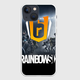 Чехол для iPhone 13 mini с принтом RAINBOW SIX | SIEGE в Новосибирске,  |  | 6 | cybersport | esport | logo | pro league | rainbow | rainbow six siege | six | team | киберспорт | лого | радуга осада