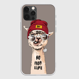 Чехол для iPhone 12 Pro Max с принтом llama в Новосибирске, Силикон |  | animal | dude | flower | grimace | hat | head | hello | inscription | llama | long | neck | street | style | голова | гримаса | длинная | животное | лама | надпись | очки | привет | стиль | уличный | цветок | чувак | шапка | шея