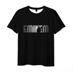 Мужская футболка 3D с принтом EMINEM в Новосибирске, 100% полиэфир | прямой крой, круглый вырез горловины, длина до линии бедер | eminem | rap | актёр | американский рэпер | композитор | маршалл | продюсер | рэп | рэпер | эминем