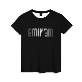 Женская футболка 3D с принтом EMINEM в Новосибирске, 100% полиэфир ( синтетическое хлопкоподобное полотно) | прямой крой, круглый вырез горловины, длина до линии бедер | eminem | rap | актёр | американский рэпер | композитор | маршалл | продюсер | рэп | рэпер | эминем