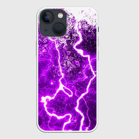 Чехол для iPhone 13 mini с принтом НЕОНОВЫЙ STORM в Новосибирске,  |  | abstraction | tie dye | watercolor | абстракция красок | акварель | акриловый | брызги красок | живопись | краска | потертость красок | размытые краски | текстуры | черно белый | яркие краски