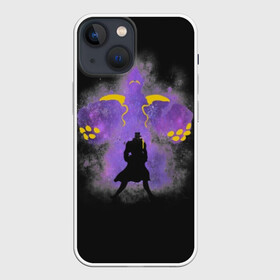 Чехол для iPhone 13 mini с принтом JoJo Bizarre Adventure в Новосибирске,  |  | anime | aureo | jojo | jojos | jojos bizarre adventure | vento | боевик | джоджо | иероглиф | манга | приключения | стиль | ужасы | фэнтези | япония