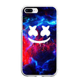 Чехол для iPhone 7Plus/8 Plus матовый с принтом MARSHMELLO SPACE в Новосибирске, Силикон | Область печати: задняя сторона чехла, без боковых панелей | dj | galaxy | marshmello | space | star
nebula | usa | абстракция | америка | вселенная | галактика | звезда | звезды | клубная музыка | космический | маршмелло | музыка | музыкант | планеты