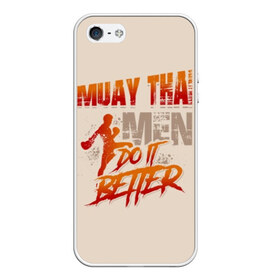Чехол для iPhone 5/5S матовый с принтом Muay Thai в Новосибирске, Силикон | Область печати: задняя сторона чехла, без боковых панелей | fight | muay thai | thai boxing | ufc | бокс | ката | кикбоксин | лаос | лоу кик | муай | мьянма | поединок | таиланд | тай | тайский | таолу