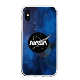 Чехол для iPhone XS Max матовый с принтом NASA SPACE в Новосибирске, Силикон | Область печати: задняя сторона чехла, без боковых панелей | galaxy | nasa | nebula | space | star | абстракция | вселенная | галактика | звезда | звезды | космический | наса | планеты